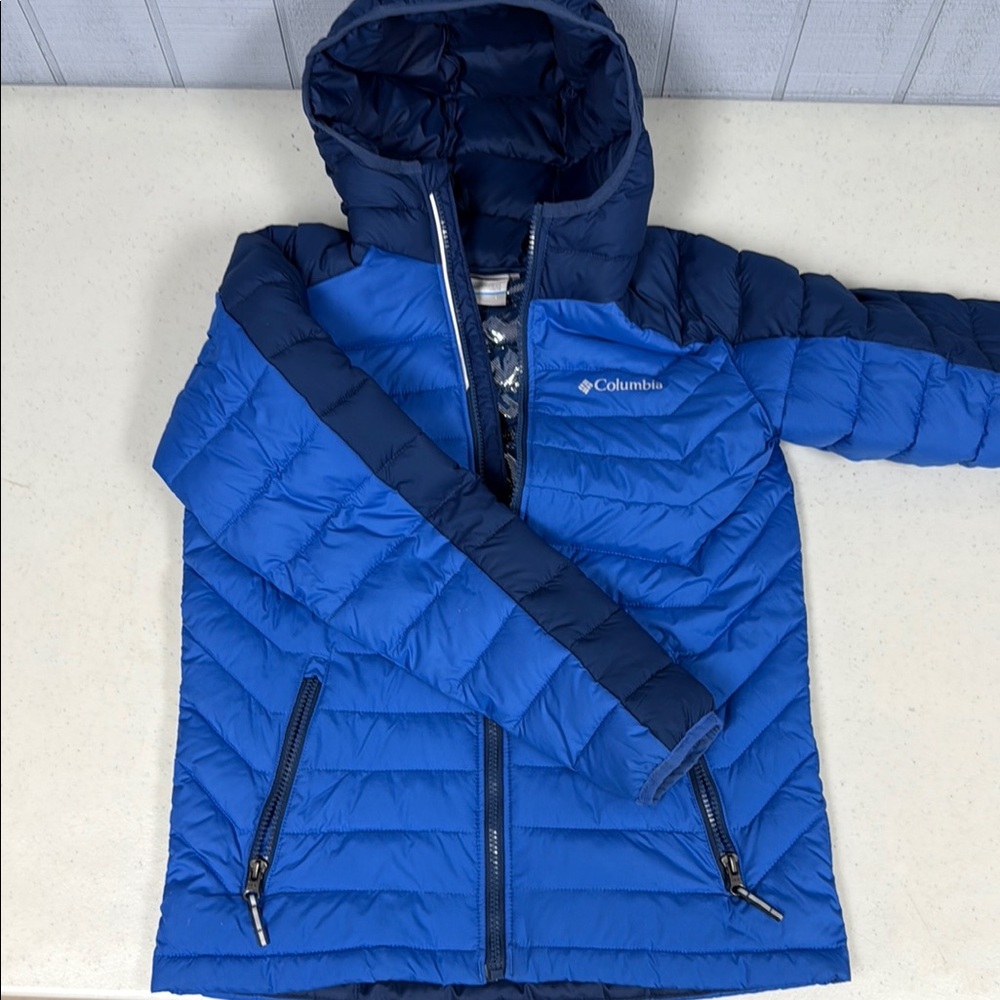 Columbia Blue Puffer Jacket